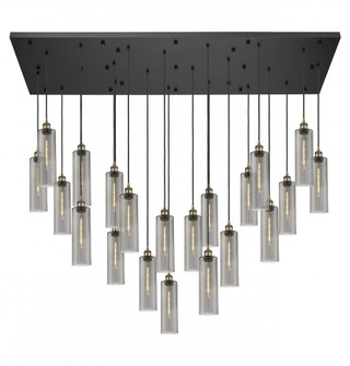 Crown Point - 21 Light - 71 inch - Brushed Brass - Multi Pendant (3442|172BK-B-21P-BB-G434-12SM)