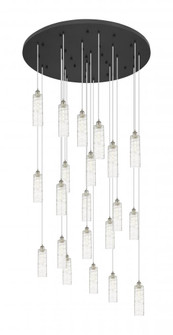 Crown Point - 21 Light - 48 inch - Brushed Satin Nickel - Multi Pendant (3442|148BK-B-21P-SN-G434-12DE)