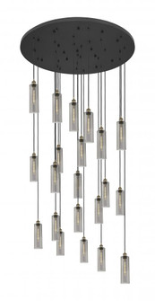 Crown Point - 21 Light - 48 inch - Brushed Brass - Multi Pendant (3442|148BK-B-21P-BB-G434-12SM)