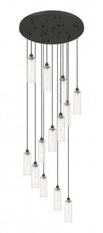 Crown Point - 13 Light - 32 inch - Matte Black - Multi Pendant (3442|132BK-B-13P-BK-G434-12CL)