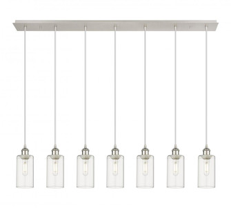 Crown Point - 7 Light - 49 inch - Polished Nickel - Linear Pendant (3442|127B-7P-PN-G434-7CL)