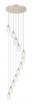 Crown Point - 12 Light - 24 inch - Polished Nickel - Multi Pendant (3442|126B-12P-PN-G434-7DE)