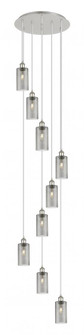 Crown Point - 9 Light - 19 inch - Polished Nickel - Multi Pendant (3442|119B-9P-PN-G434-7SM)