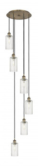 Crown Point - 6 Light - 16 inch - Brushed Brass - Multi Pendant (3442|116B-6P-BB-G434-7SDY)