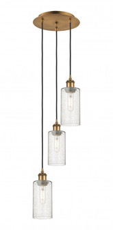 Crown Point - 3 Light - 13 inch - Brushed Brass - Multi Pendant (3442|113B-3P-BB-G434-7SDY)