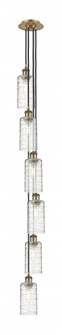 Crown Point - 6 Light - 7 inch - Brushed Brass - Multi Pendant (3442|106B-6P-BB-G434-7DE)