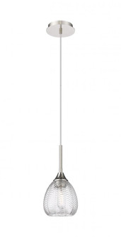 Berkshire - 1 Light - 6 inch - Polished Nickel - Cord Hung - Pendant (3442|323-1P-PN-G323-6CL)