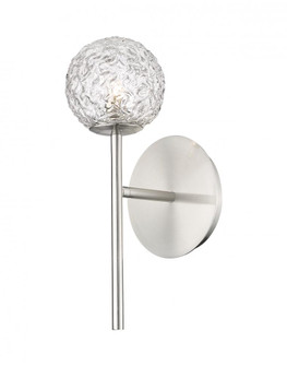 Barrington - 1 Light - 4 inch - Brushed Satin Nickel - Sconce (3442|320-1W-SN-G320-5CL-SN)