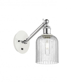 Bridal Veil - 1 Light - 5 inch - White Polished Chrome - Adjustable Sconce (3442|317-1W-WPC-G559-5SDY)