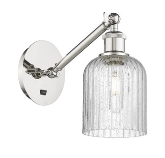 Bridal Veil - 1 Light - 5 inch - Polished Nickel - Adjustable Sconce (3442|317-1W-PN-G559-5SDY)