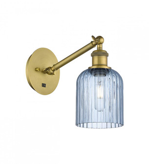 Bridal Veil - 1 Light - 5 inch - Brushed Brass - Adjustable Sconce (3442|317-1W-BB-G559-5BL)