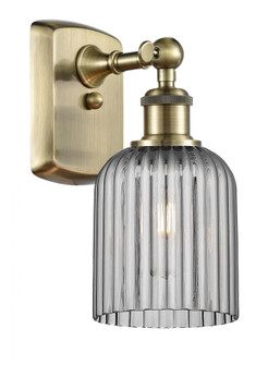 Bridal Veil - 1 Light - 5 inch - Antique Brass - Sconce (3442|516-1W-AB-G559-5SM)