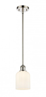 Bridal Veil - 1 Light - 5 inch - Polished Nickel - Mini Pendant (3442|516-1S-PN-G559-5GWH)