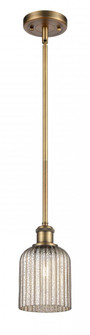 Bridal Veil - 1 Light - 5 inch - Brushed Brass - Mini Pendant (3442|516-1S-BB-G559-5ME)