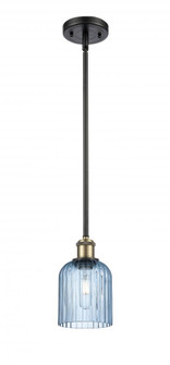 Bridal Veil - 1 Light - 5 inch - Black Antique Brass - Mini Pendant (3442|516-1S-BAB-G559-5BL)