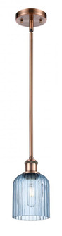 Bridal Veil - 1 Light - 5 inch - Antique Copper - Mini Pendant (3442|516-1S-AC-G559-5BL)