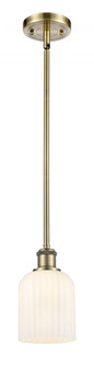 Bridal Veil - 1 Light - 5 inch - Antique Brass - Mini Pendant (3442|516-1S-AB-G559-5GWH)
