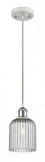 Bridal Veil - 1 Light - 5 inch - White Polished Chrome - Cord hung - Mini Pendant (3442|516-1P-WPC-G559-5SM)