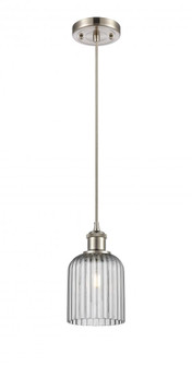 Bridal Veil - 1 Light - 5 inch - Brushed Satin Nickel - Cord hung - Mini Pendant (3442|516-1P-SN-G559-5SM)