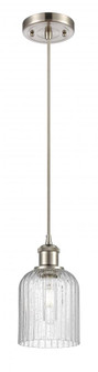 Bridal Veil - 1 Light - 5 inch - Brushed Satin Nickel - Cord hung - Mini Pendant (3442|516-1P-SN-G559-5SDY)