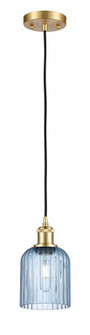 Bridal Veil - 1 Light - 5 inch - Satin Gold - Cord hung - Mini Pendant (3442|516-1P-SG-G559-5BL)