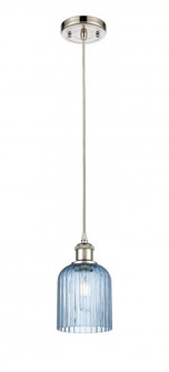 Bridal Veil - 1 Light - 5 inch - Polished Nickel - Cord hung - Mini Pendant (3442|516-1P-PN-G559-5BL)