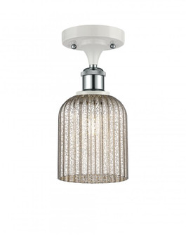 Bridal Veil - 1 Light - 5 inch - White Polished Chrome - Semi-Flush Mount (3442|516-1C-WPC-G559-5ME)
