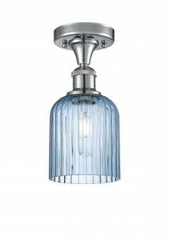 Bridal Veil - 1 Light - 5 inch - Polished Chrome - Semi-Flush Mount (3442|516-1C-PC-G559-5BL)