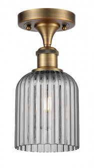 Bridal Veil - 1 Light - 5 inch - Brushed Brass - Semi-Flush Mount (3442|516-1C-BB-G559-5SM)