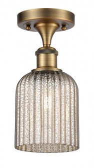Bridal Veil - 1 Light - 5 inch - Brushed Brass - Semi-Flush Mount (3442|516-1C-BB-G559-5ME)