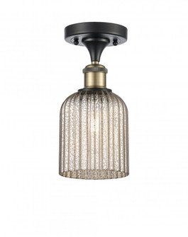 Bridal Veil - 1 Light - 5 inch - Black Antique Brass - Semi-Flush Mount (3442|516-1C-BAB-G559-5ME)