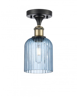 Bridal Veil - 1 Light - 5 inch - Black Antique Brass - Semi-Flush Mount (3442|516-1C-BAB-G559-5BL)