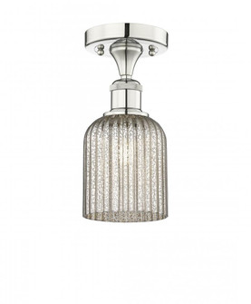 Bridal Veil - 1 Light - 5 inch - Polished Nickel - Semi-Flush Mount (3442|616-1F-PN-G559-5ME)