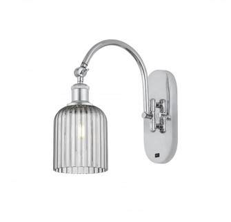 Bridal Veil - 1 Light - 5 inch - Polished Chrome - Adjustable Swing Arm (3442|518-1W-PC-G559-5SM)