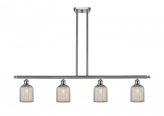 Bridal Veil - 4 Light - 48 inch - Brushed Satin Nickel - Stem hung - Island Light (3442|516-4I-SN-G559-5ME)