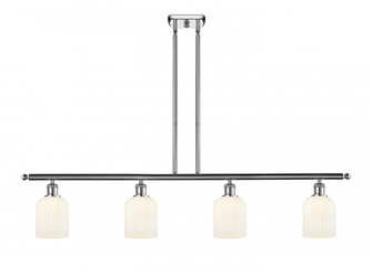 Bridal Veil - 4 Light - 48 inch - Polished Chrome - Stem hung - Island Light (3442|516-4I-PC-G559-5GWH)