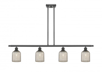 Bridal Veil - 4 Light - 48 inch - Oil Rubbed Bronze - Stem hung - Island Light (3442|516-4I-OB-G559-5ME)