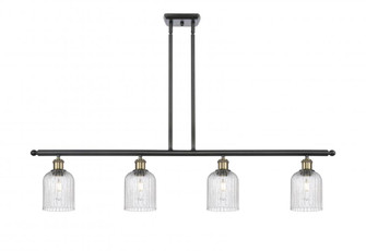 Bridal Veil - 4 Light - 48 inch - Black Antique Brass - Stem hung - Island Light (3442|516-4I-BAB-G559-5SDY)