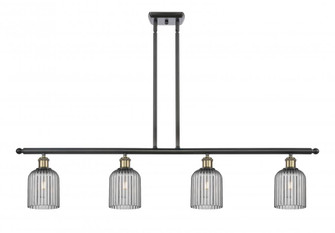Bridal Veil - 4 Light - 48 inch - Black Antique Brass - Stem hung - Island Light (3442|516-4I-BAB-G559-5SM)