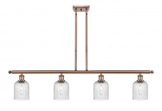 Bridal Veil - 4 Light - 48 inch - Antique Copper - Stem hung - Island Light (3442|516-4I-AC-G559-5SDY)