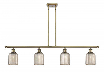 Bridal Veil - 4 Light - 48 inch - Antique Brass - Stem hung - Island Light (3442|516-4I-AB-G559-5ME)