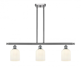 Bridal Veil - 3 Light - 36 inch - Brushed Satin Nickel - Stem hung - Island Light (3442|516-3I-SN-G559-5GWH)