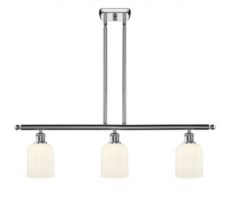 Bridal Veil - 3 Light - 36 inch - Polished Chrome - Stem hung - Island Light (3442|516-3I-PC-G559-5GWH)