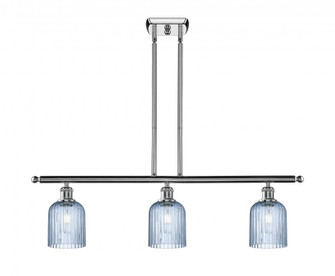 Bridal Veil - 3 Light - 36 inch - Polished Chrome - Stem hung - Island Light (3442|516-3I-PC-G559-5BL)
