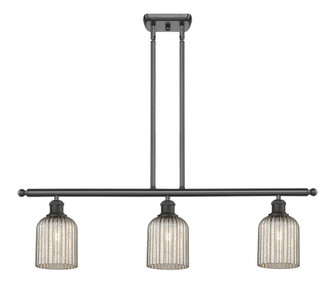 Bridal Veil - 3 Light - 36 inch - Oil Rubbed Bronze - Stem hung - Island Light (3442|516-3I-OB-G559-5ME)