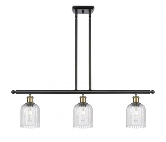 Bridal Veil - 3 Light - 36 inch - Black Antique Brass - Stem hung - Island Light (3442|516-3I-BAB-G559-5SDY)