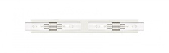 Boreas - 4 Light - 39 inch - Satin Nickel - Bath Vanity Light (3442|617S-4W-SN-G617-8CL)