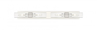 Boreas - 4 Light - 39 inch - Polished Nickel - Bath Vanity Light (3442|617S-4W-PN-G617-8CL)