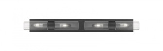 Boreas - 4 Light - 39 inch - Matte Black - Bath Vanity Light (3442|617S-4W-BK-G617-8SCL)