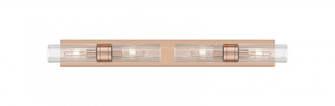 Boreas - 4 Light - 39 inch - Antique Copper - ADA Compliant Bath Vanity Light (3442|617S-4W-AC-G617-8SCL)